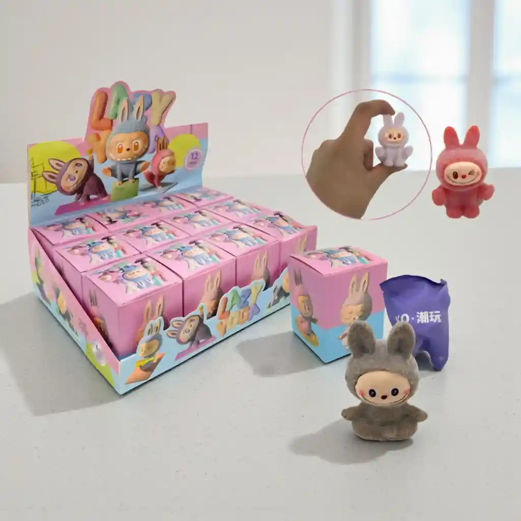 Lazy Yoga Caja 12 Unidades Labubu Muñeco