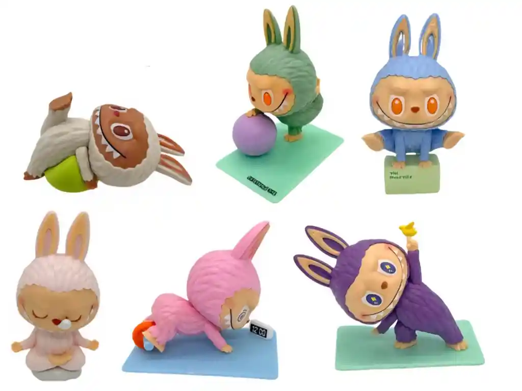 Figura Yoga Labubu Pop Mart 6 En 1