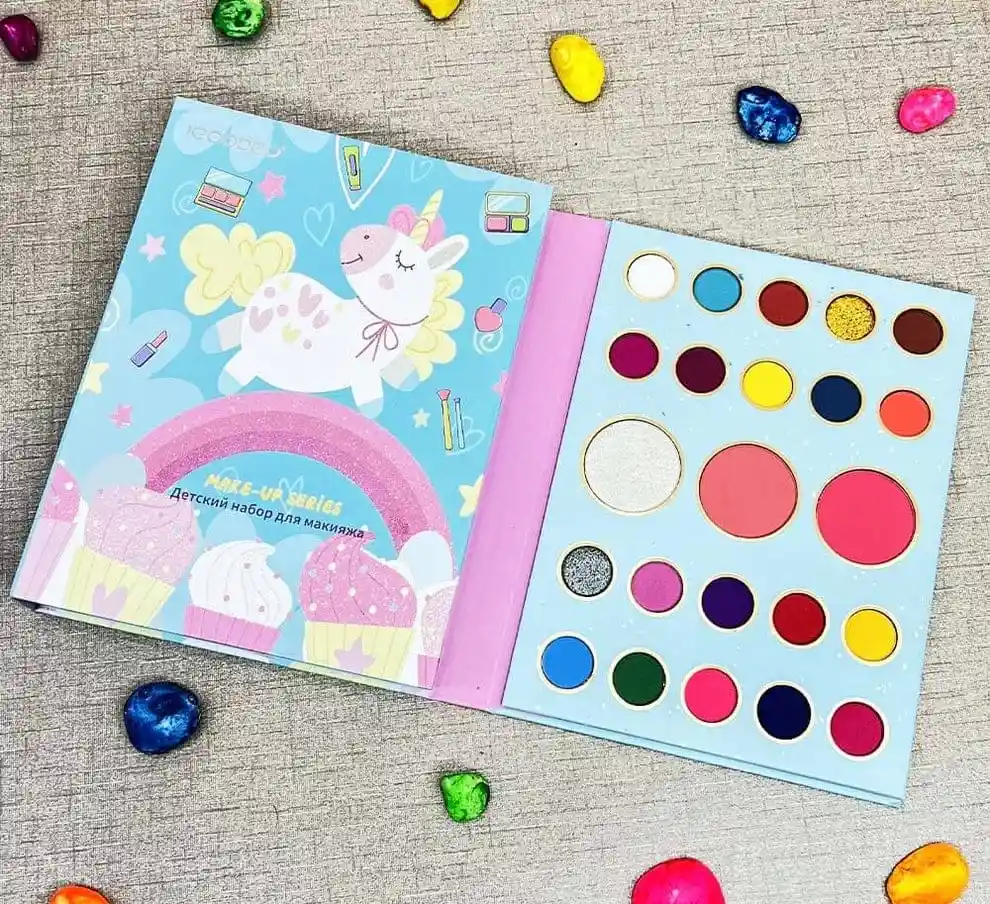 Kit De Maquillaje Infantil De Unicornio Con Bolsa De Regalo
