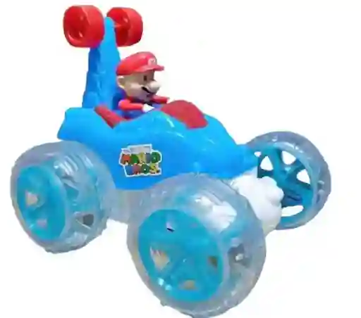 Carro Loco Diseño De Mario, Control Remoto Y Humo.