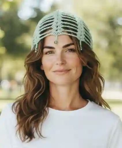 Gorro Tejido Para La Playa Verano Mistico