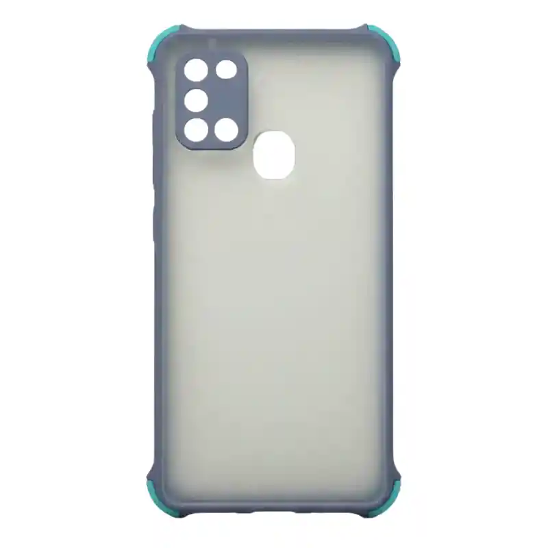 Samsung A21s Funda Borde Color Protector Camara Gris