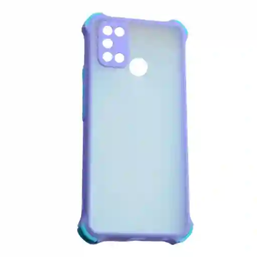Samsung A21s Funda Borde Color Protector Camara Lila