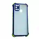 Samsung A21s Funda Borde Color Protector Camara Azul