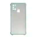 Samsung A21s Funda Borde Color Protector Camara Verde Claro