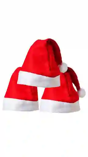 Gorro De Navidad X 3