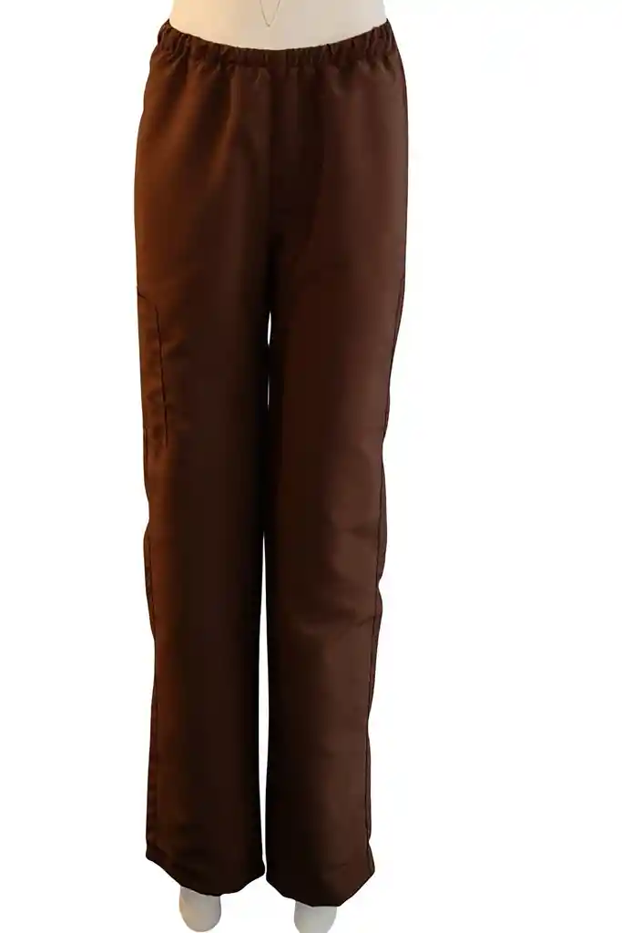 Pantalon Antifluido Unisex Café. Talla: Xs