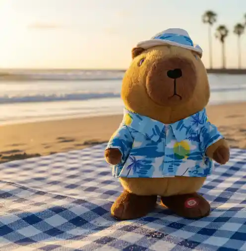 Capibara Que Camina Y Es Musical.