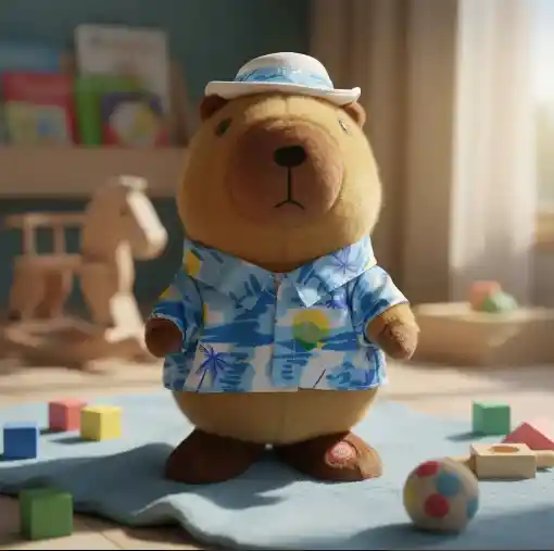 Capibara Que Camina Y Es Musical.