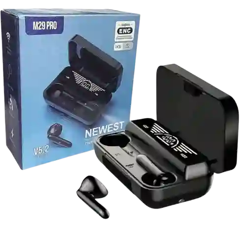 Audifonos M29 Pro Con Power Bank Y Linterna