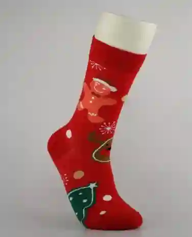 Regalo Calcetines Divertidos Animados Navidad Galleta De Navidad