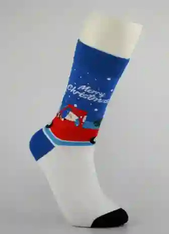 Regalo Calcetines Divertidos Animados Navidad El Carro De Santa