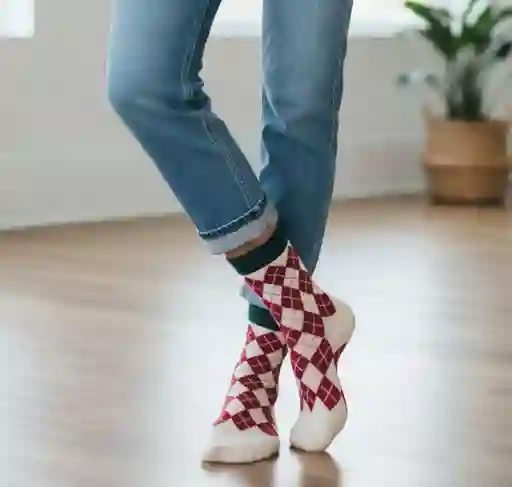 Regalo Calcetines Divertidos Animados Navidad 2025