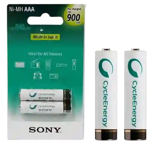 Pila Recargable Sony Cycle Energy Aaa