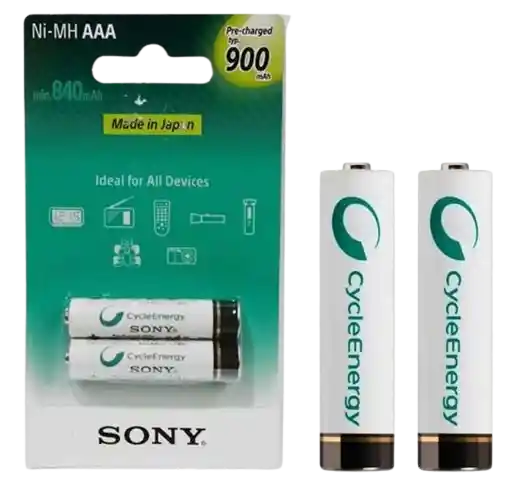 Pila Recargable Sony Cycle Energy Aaa