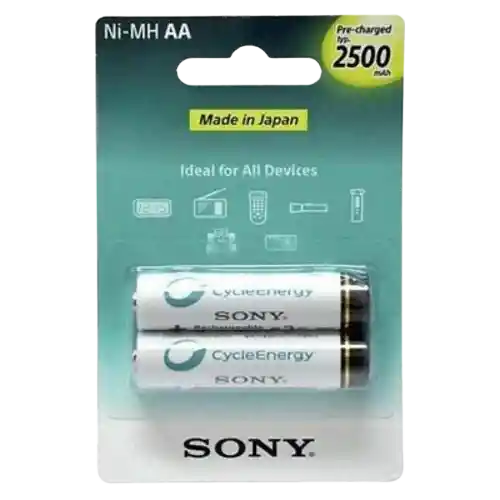 Pila Recargable Sony Cycle Energy Aa