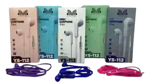 Audifonos De Plug 3.5mm Sonido De Alta Calidad En Variedad De Colores