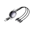 Cable 3 En 1 Retractil De Alta Calidad