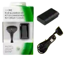Kit Carga Y Juega Para Xbox 360 Recargable