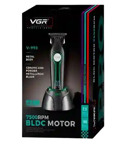 Cortadora Pelo Trimmer Vgr V-993 Metal 7500rpm Motor Bldc