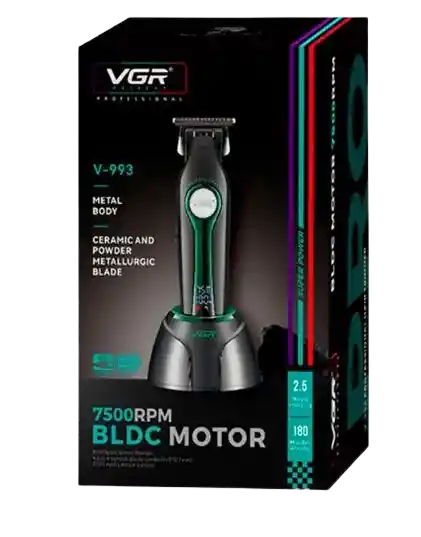 Cortadora Pelo Trimmer Vgr V-993 Metal 7500rpm Motor Bldc