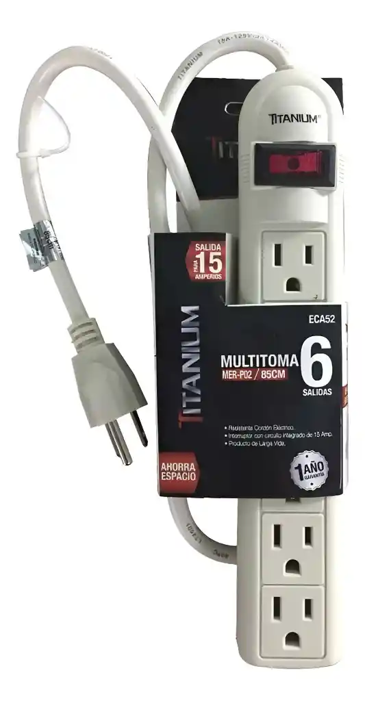 Multitoma Titanium 6 Salidas 0,9m