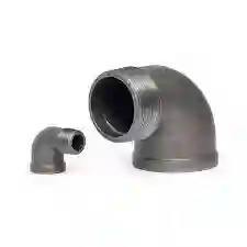 Codo Macho Acero Carbon 1 1/4"