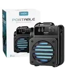 Mini Parlante Portatil Bluetooth Con Luz