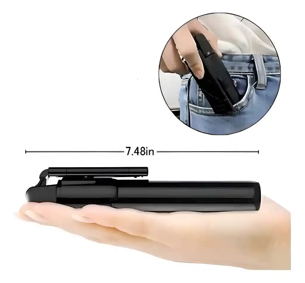 Palo Selfie Trípode Con Bluetooth Q-07