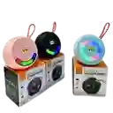 Parlante Altavoz Portátil Con Bluetooth Redondo V16