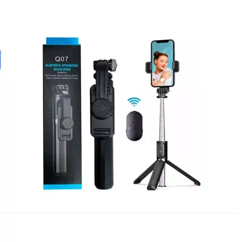 Palo Selfie Trípode Con Bluetooth Q-07