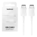 Cable Original Samsung Tipo C - Tipo C Blanco De 1 Metro
