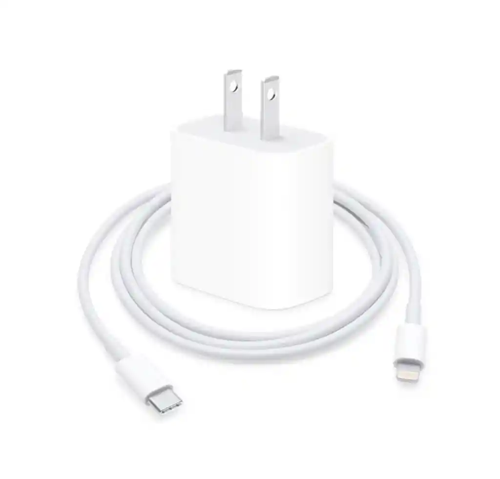 Cargador Carga Rapida De Iphone Con Cable Tipo C A Lightning