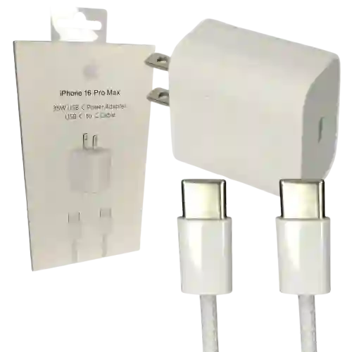 Cargador Iphone 16 Pro Max De 35w Generico