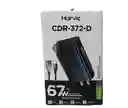 Cargador Harvic 67 W Negro Tipo C