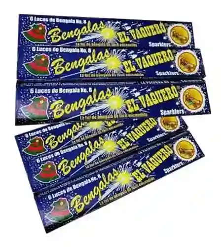 Bengala Chispitas Mariposas De 6 Cajas X 6 Bengalas Originales