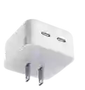 Cubo Adaptador Iphone 50w Carga Rápida 2 Puertos Generico