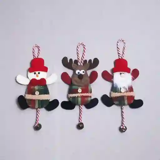 Muñeco Navidad Con Sonajero Decoración Hogar,puerta ,arbol