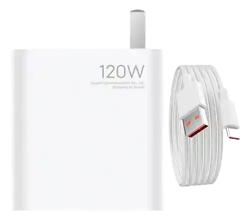 Cargador Tipo Xiaomi De 120 W Entrada Usb Y Tipo C Generico