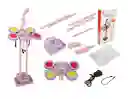 Batería Karaoke Electrónica Para Niños Rosa Chicle