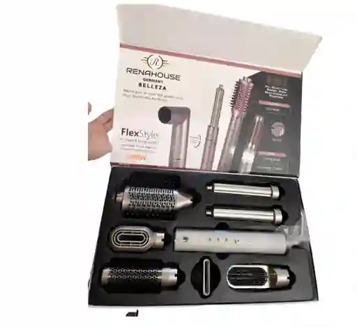 Cepillo Secador Rizador 8 En 1 Renahouse