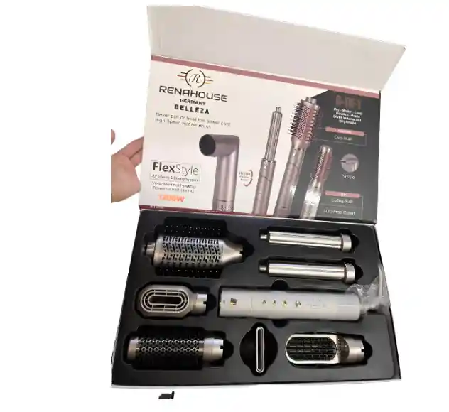 Cepillo Secador Rizador 8 En 1 Renahouse