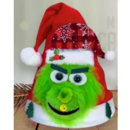 Gorro Navidad Grinch Con Luz