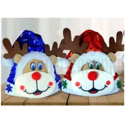 Gorro Navideño Reno Luz