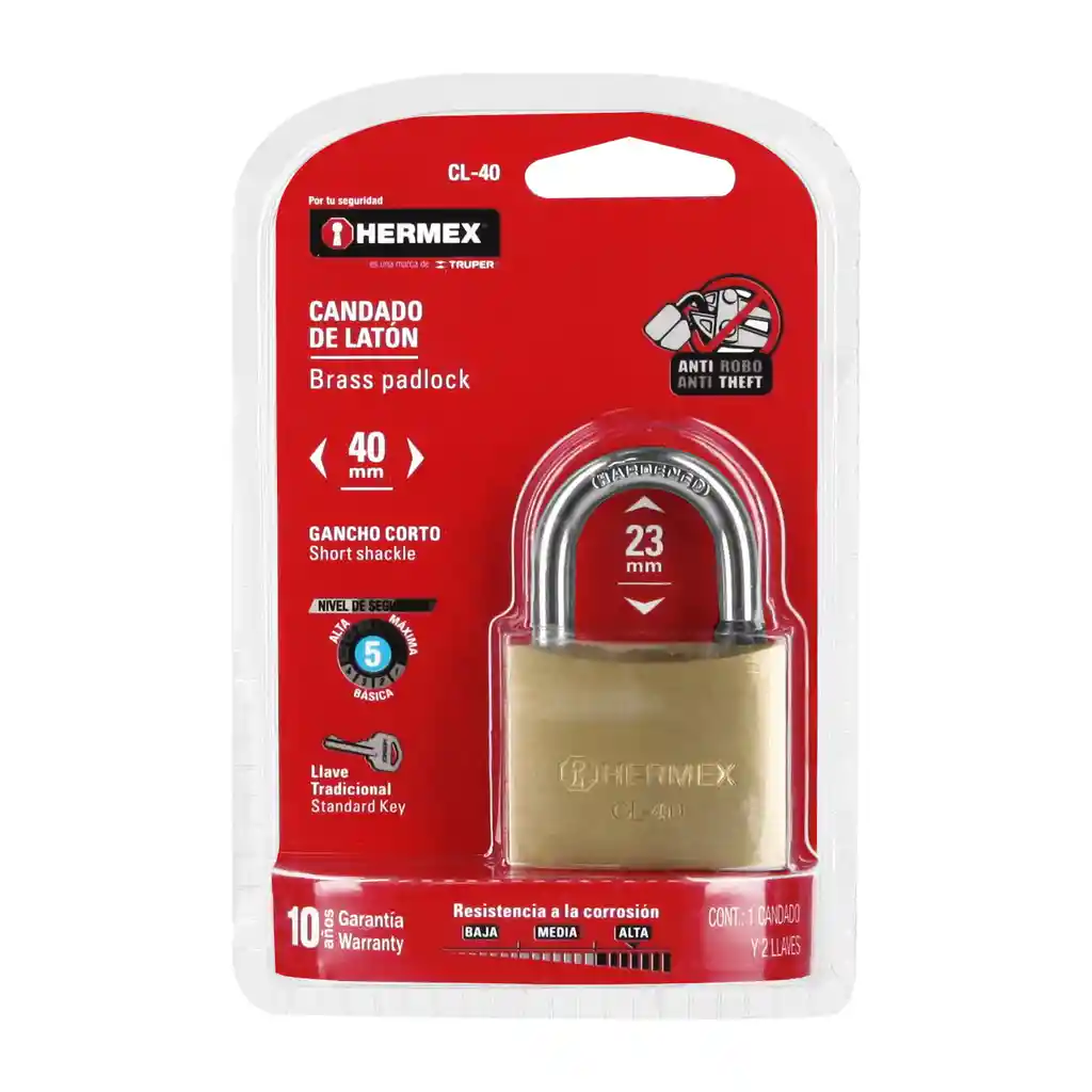 Candado 40 Mm