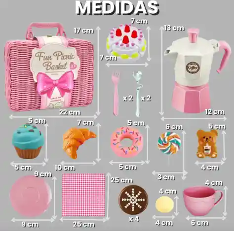 Canasta Juego De Té.