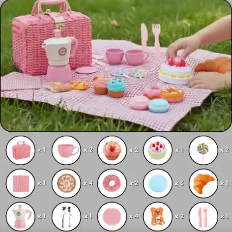 Canasta Juego De Té.