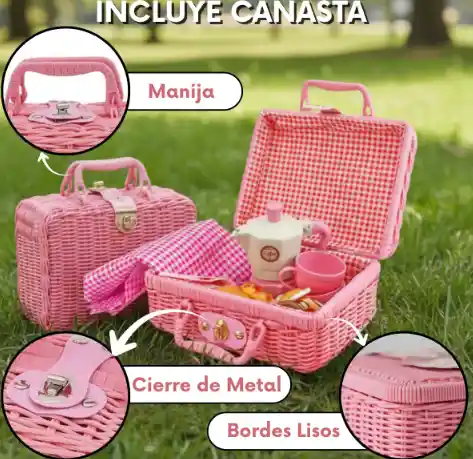 Canasta Juego De Té.