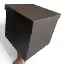 Caja Negra Para Sorpresas 25x25x25 Cms En Cartón Piedra