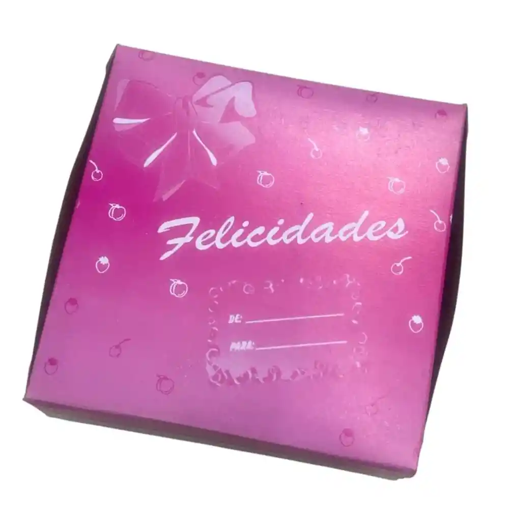 Cajas Cartón 12x12 Cms X 7 Cms Decorada, Cajas Para Postres, Tortas